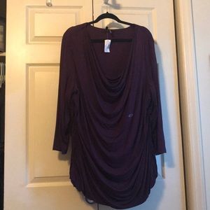 Dark plum top
